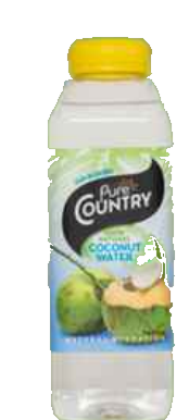 16 ounce Pure Country coconut water bottle