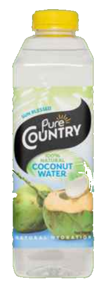 32 ounce Pure Country coconut water bottle